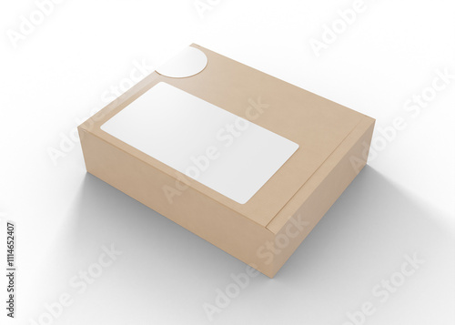 Cardboard Box Mockup photo