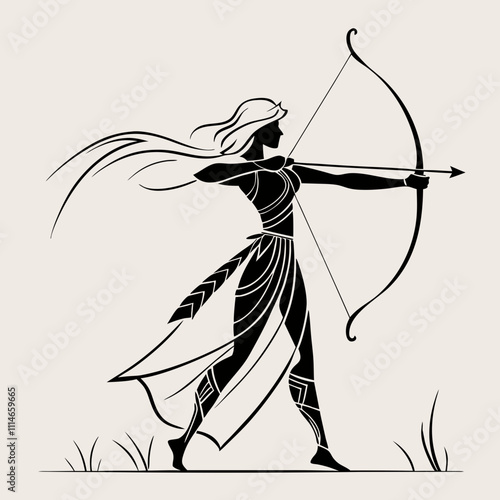 female archer warrior