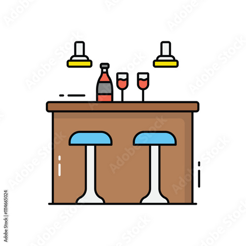 Bar counter vector icon