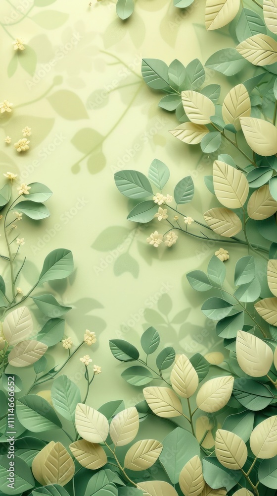 Verdant Tapestry An Display of Nature s Vibrant Greenery Showcasing the Delicate Beauty and Harmony of Lush Foliage and Leaves in a Calming Serene Composition Verdant Tapestry An Display of Nature s Vibrant Greenery Showcasing the Delicate Beauty and Harmony of Lush Foliage and Leaves in a Calming Serene Composition