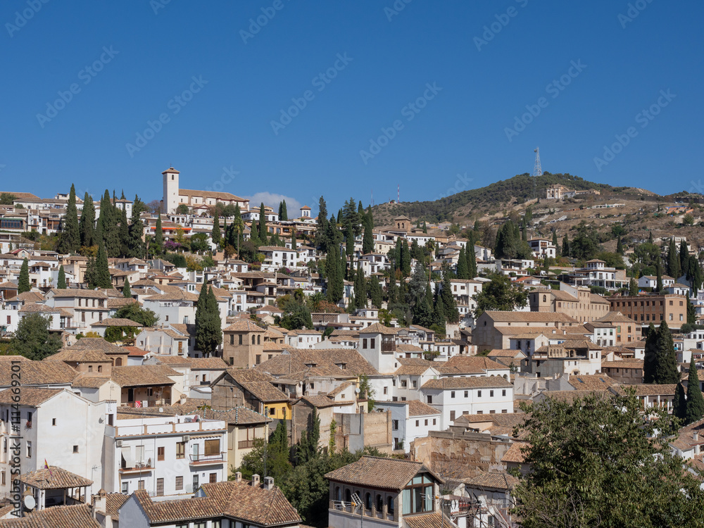 Obraz premium Panoramic view of the city of granada