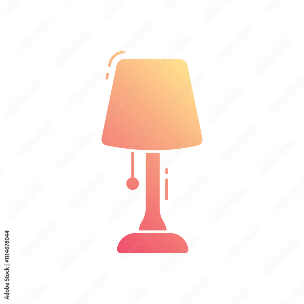 Obraz premium Lamp vector icon