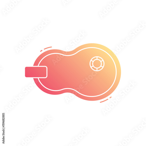 Swimming pool vector icon