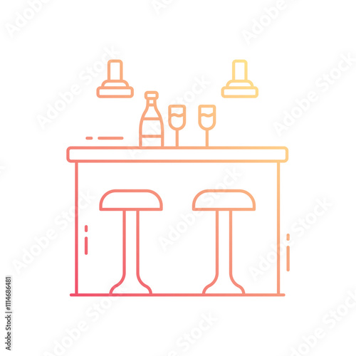 Bar counter vector icon