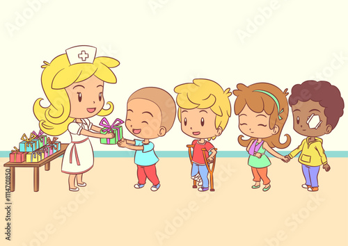Gifts for children in hospital