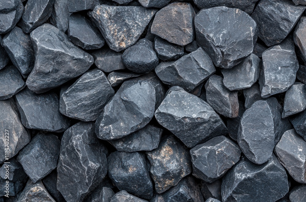Pile of dark gray slate rocks Pile of dark gray slate rocks