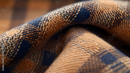 Brown Tartan Pattern - Classic and Cozy Design with Warm Tones and Traditional Checkered Motif