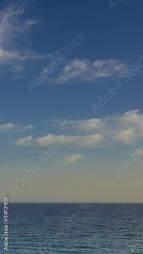 Vertical Timelapse of sky and sea