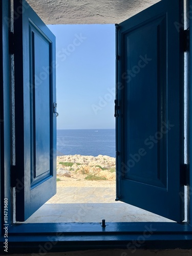 SEA VIEW FROM THE WINDOW