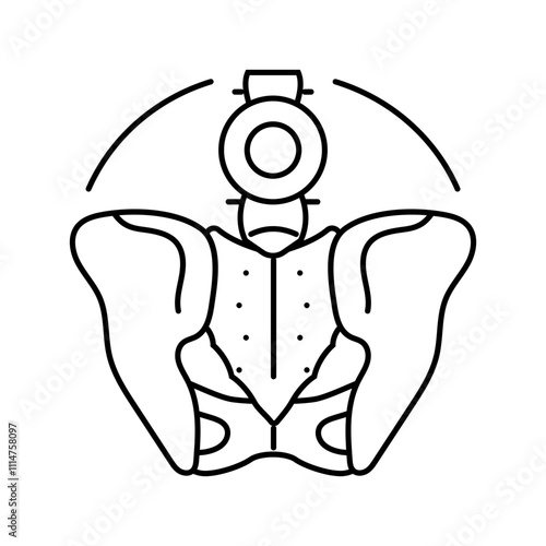 leg cramps osteoporosis symptom line icon vector. leg cramps osteoporosis symptom sign. isolated contour symbol black illustration