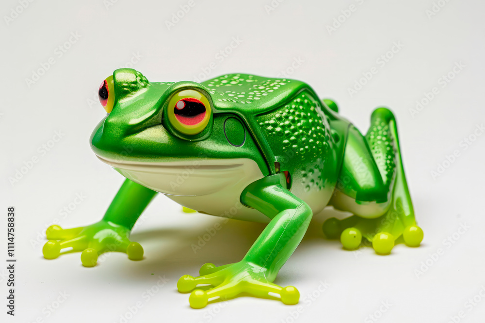 Obraz premium Plastic Toy Frog