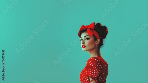 Vintage Christmas Woman