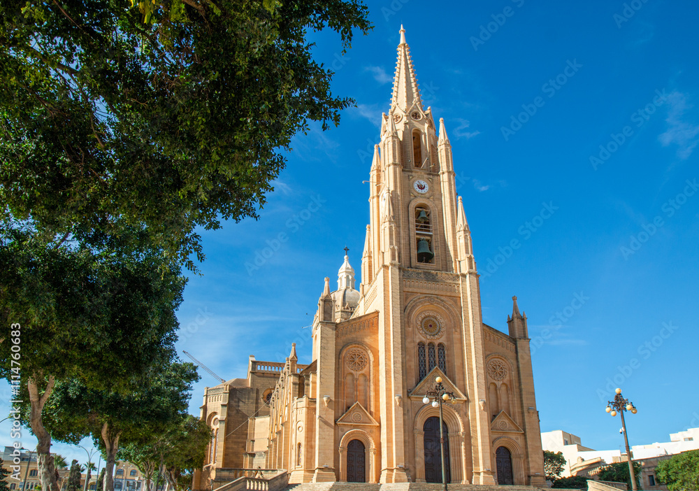 Gozo (Għawdex) Island Ghajnsielem Parish Church Għajnsielem Malta