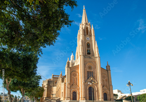 Obraz na płótnie Gozo (Għawdex) Island Ghajnsielem Parish Church Għajnsielem Malta w salonie