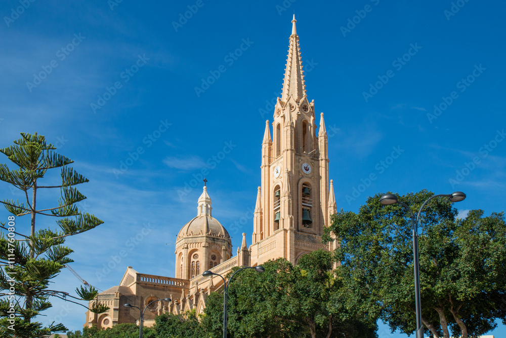 Gozo (Għawdex) Island Ghajnsielem Parish Church Għajnsielem Malta