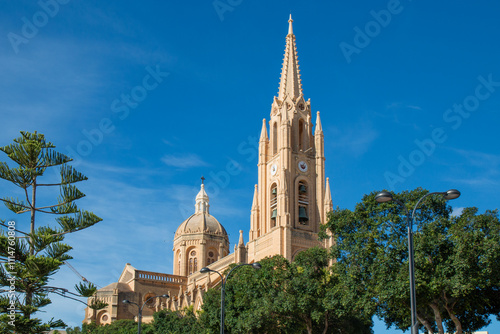 Obraz na płótnie Gozo (Għawdex) Island Ghajnsielem Parish Church Għajnsielem Malta w salonie