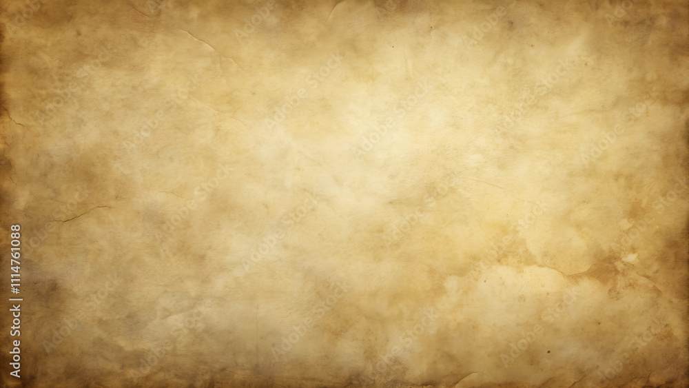 Obraz premium Weathered sepia paper background with soft light diffusion and calm tranquil mood