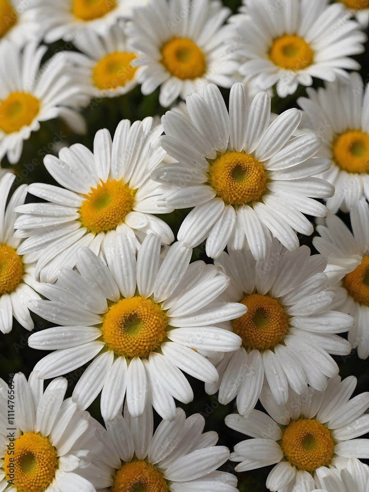 Fototapeta premium Chamomile Petals in Focus