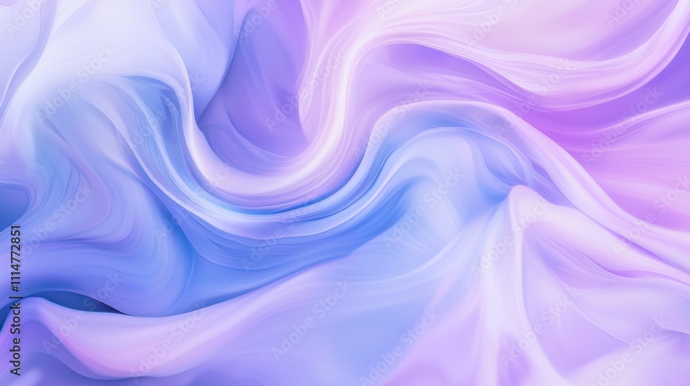 Obraz premium Blending pastel colors seamlessly, creating a mesmerizing abstract composition with soft swirls, offering a dreamy and elegant background ideal for various design projects