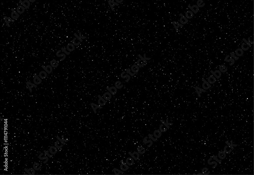 Space stars background. Night sky galaxy. Universe starry pattern with glowing stars.  Vector illustration