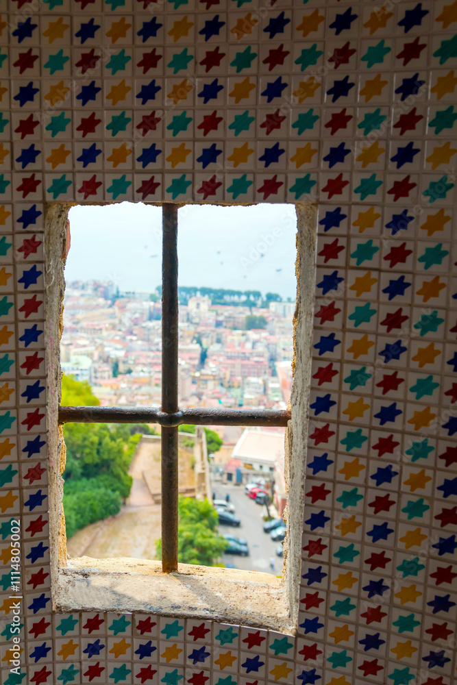 Captured from Sant'Elmo Castle, this photo reveals Naples’ vast cityscape, historic architecture, and iconic Mount Vesuvius framed by the Italian sky