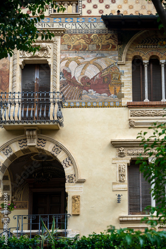 ornate building with a distinctive architectural style, likely from the early 20th century