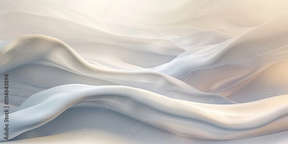 Fototapeta premium Abstract background with smooth lines and gentle gradients, light tones.