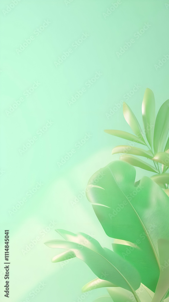 Obraz premium green bamboo background