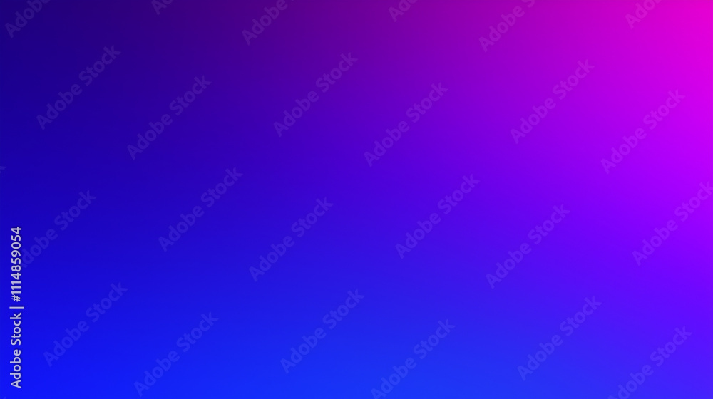 Fototapeta premium Abstract purple to blue gradient background, smooth color transition, vibrant and modern