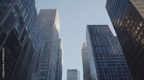 Wallpaper Mural Low angle view of skyscrapers in a city. Torontodigital.ca