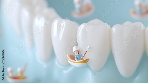 Cleaning Teeth Concept Dentist Doctor Clinic Whiten Health Care Deep Treatment.