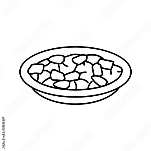 mango lassi indian cuisine line icon vector. mango lassi indian cuisine sign. isolated contour symbol black illustration