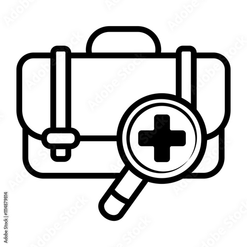 workaholic Line Icon