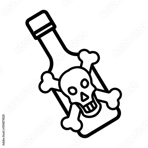 alcoholic Line Icon