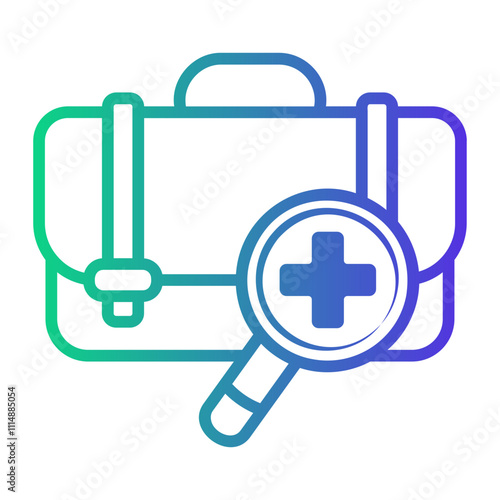 workaholic Line Gradient Icon