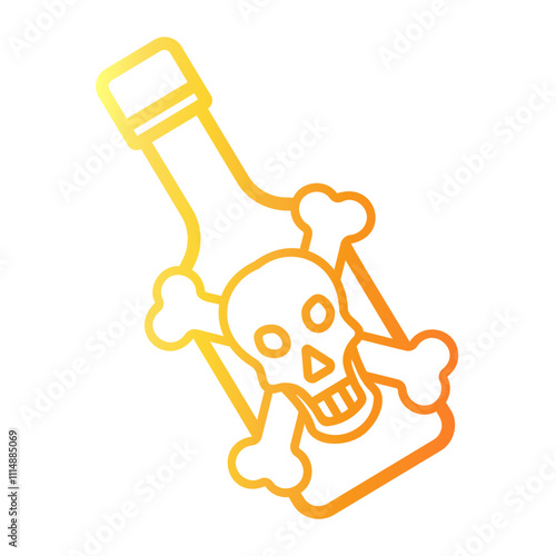 alcoholic Line Gradient Icon