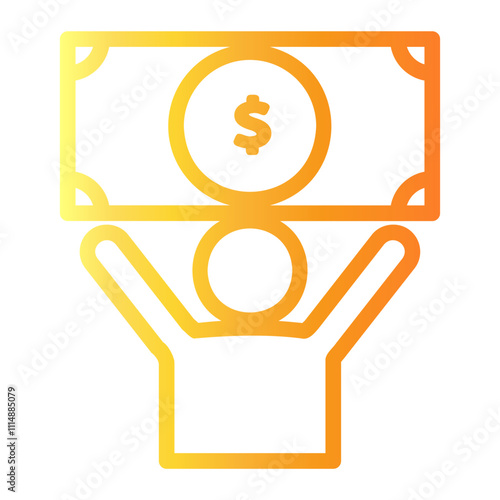 balance Line Gradient Icon