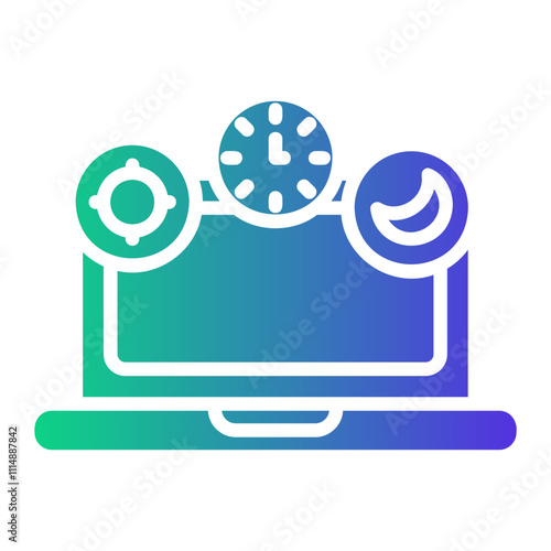 overwork Gradient icon