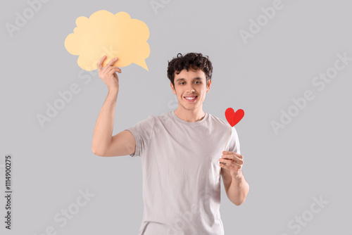 Handsome young happy man wi...