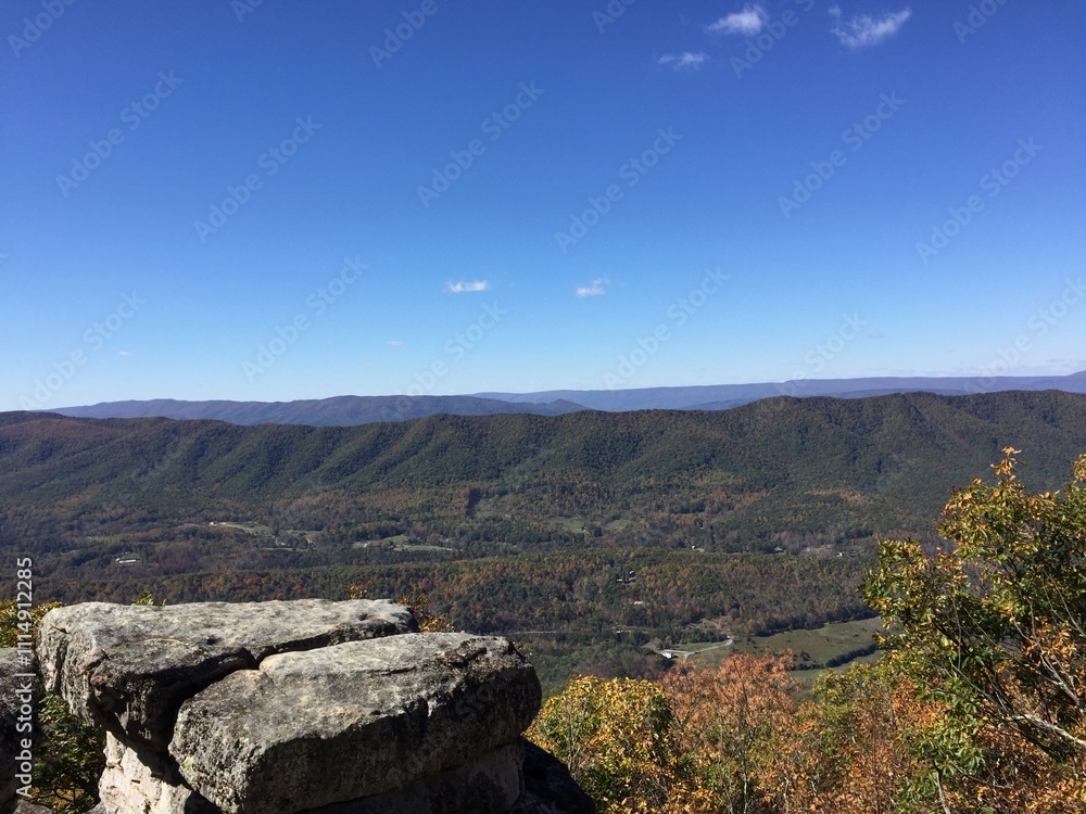 Obraz premium blue ridge mountains