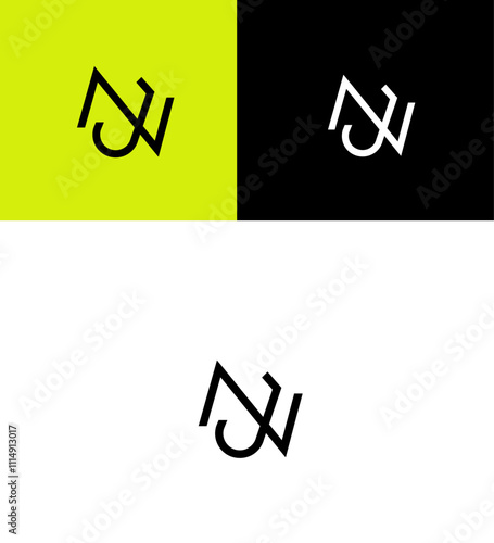 NJ, JN Logo  photo