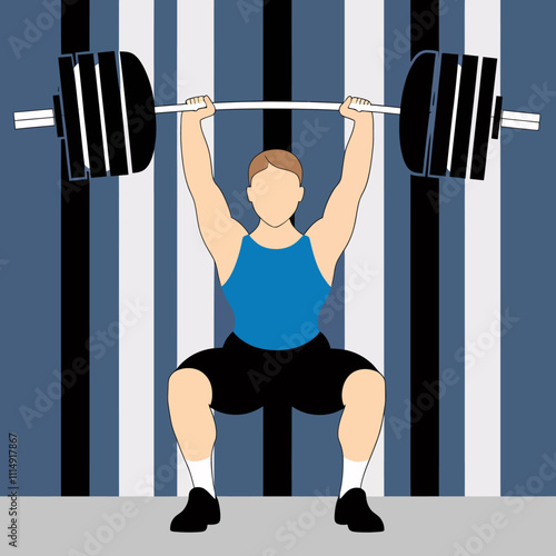 man exercising with dumbbells