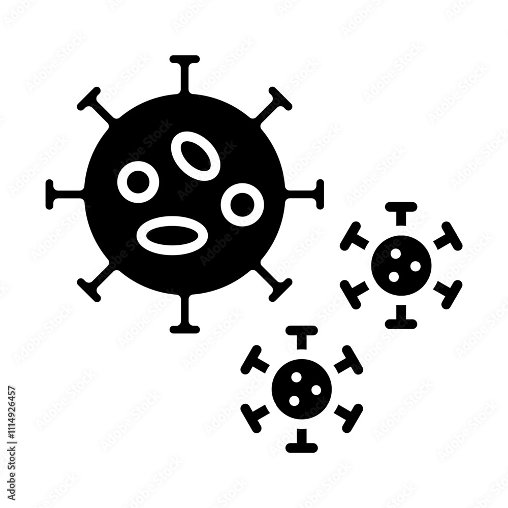 Obraz premium Virus Icon