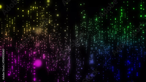 Rainbow Sparkles: A Digital Art Piece Animation Background