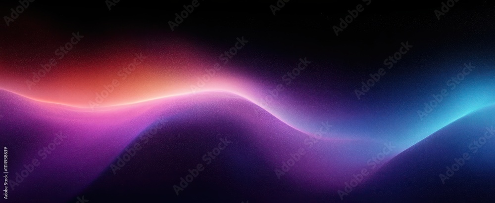 Fototapeta premium Vibrant Abstract Background with Purple Teal Gradient Soft Light Digital Art