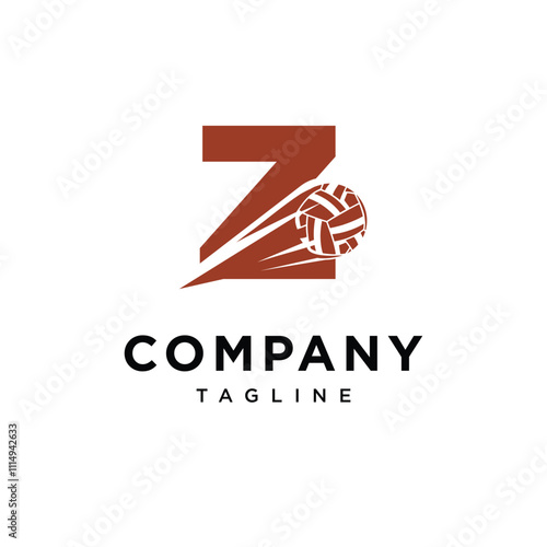 Free Download Letter Z Sepak Takraw Ball Logo Icon - GFXLoad