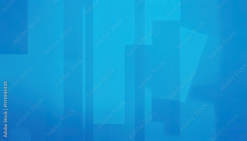 Fototapeta premium Abstract Blue Geometric Shapes Artwork Design