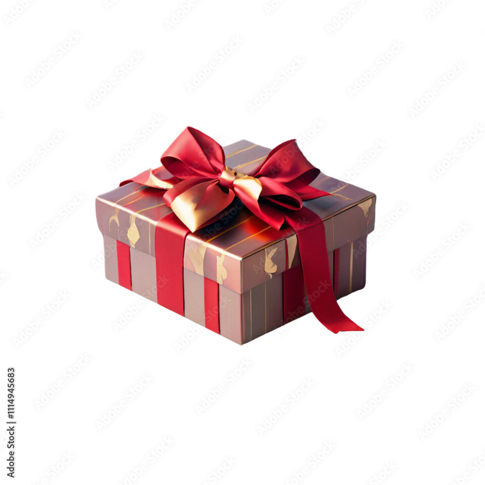 Obraz premium gift box isolated on white