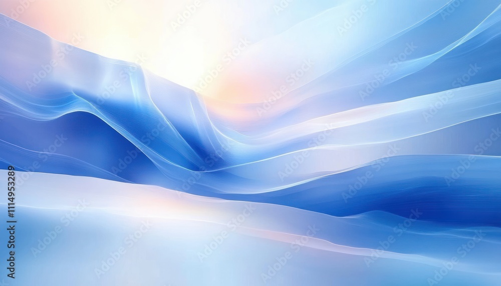 Fototapeta premium Abstract Blue Gradient Background for Business and Modern Digital Design