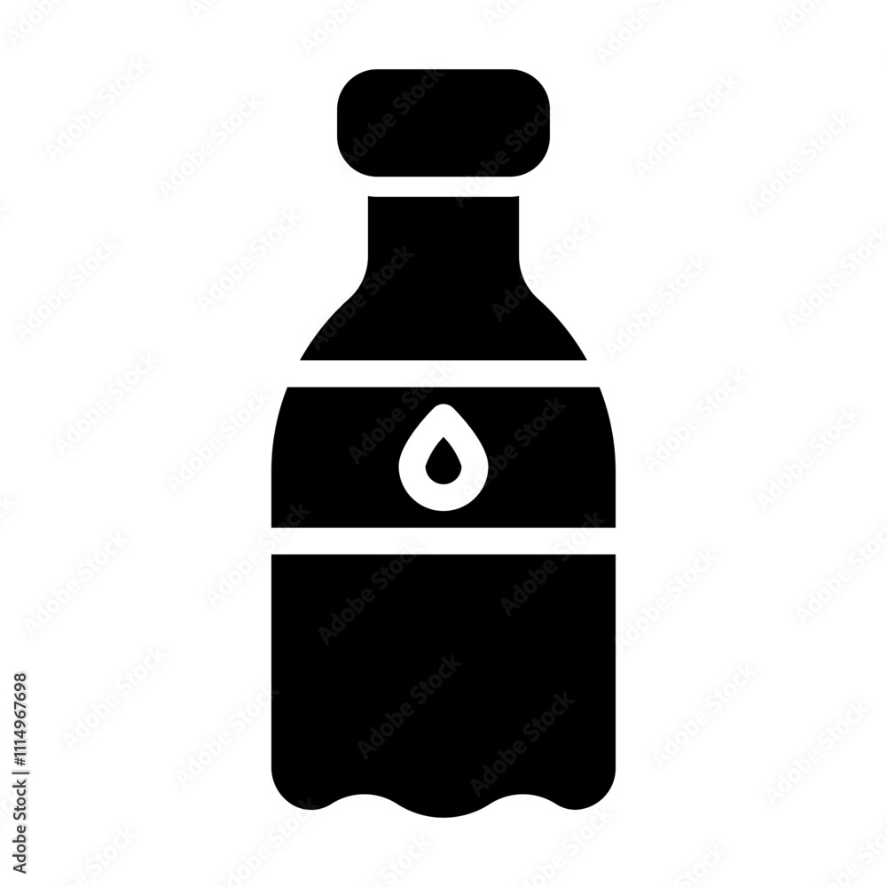 plastic bottle Solid icon plastic bottle Solid icon